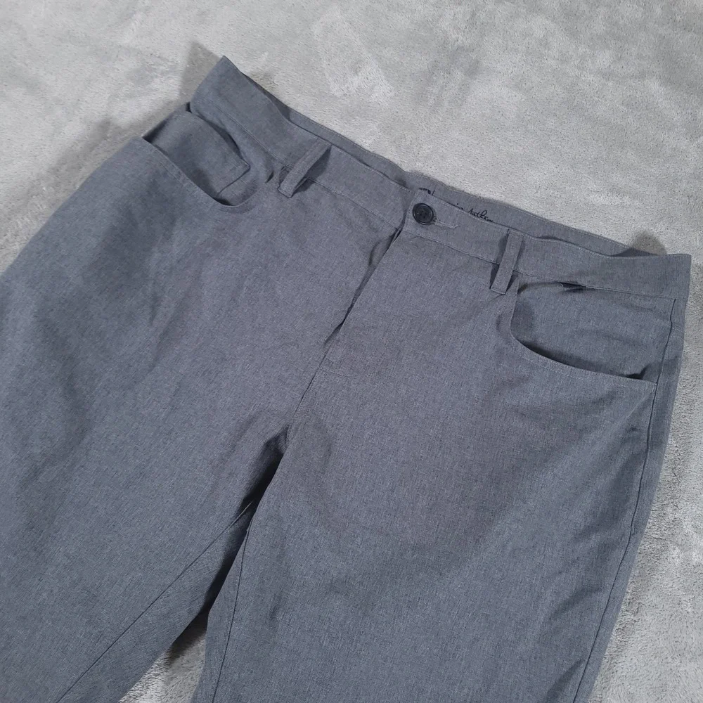 Travis Mathew Pants Mens 36x27 Grey Open To Close Stretch Golf Performance